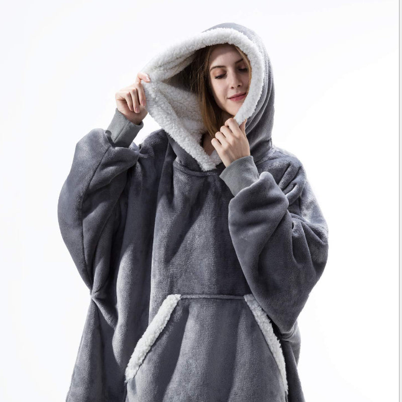 Snuggie Winterkuscheldecken Hoodie Poladream